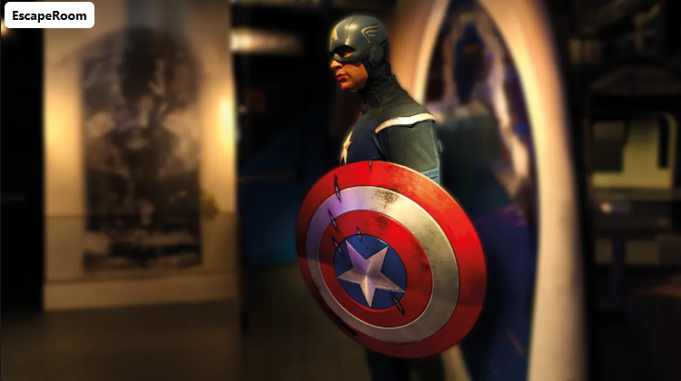 Superhelden-Kulisse im Escape Room Der Collector